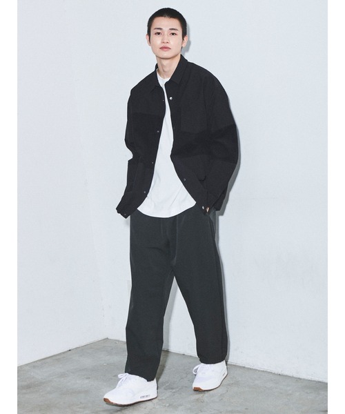 COTORICA（コトリカ）の「グログランスイッチコーチシャツジャケット（ブルゾン・メンズ・ブラック/カーキ・MEDIUM/LARGE）」の7枚目の写真