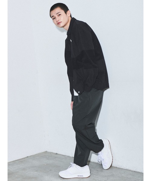 COTORICA（コトリカ）の「グログランスイッチコーチシャツジャケット（ブルゾン・メンズ・ブラック/カーキ・MEDIUM/LARGE）」の8枚目の写真