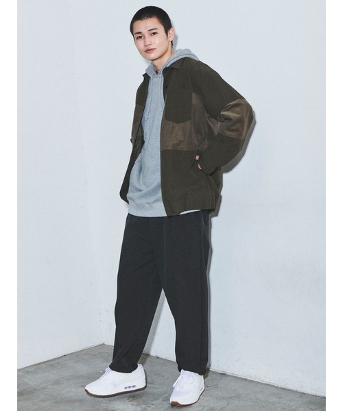 COTORICA（コトリカ）の「グログランスイッチコーチシャツジャケット（ブルゾン・メンズ・ブラック/カーキ・MEDIUM/LARGE）」の10枚目の写真