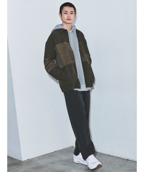 COTORICA（コトリカ）の「グログランスイッチコーチシャツジャケット（ブルゾン・メンズ・ブラック/カーキ・MEDIUM/LARGE）」の12枚目の写真