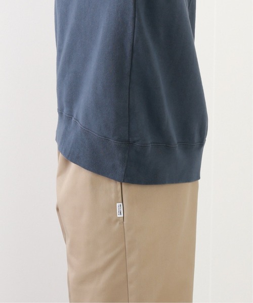 JOURNAL STANDARD relume（ジャーナルスタンダード　レリューム）の「CALIFORNIA UPCYCLE クルーネックスウェット/ビックシルエット/オーバーサイズ[ユニセックス対応]（スウェット・メンズ・ブラック系その他/ライトグレー/ダークブルー/レンガ・MEDIUM/LARGE）」の9枚目の写真