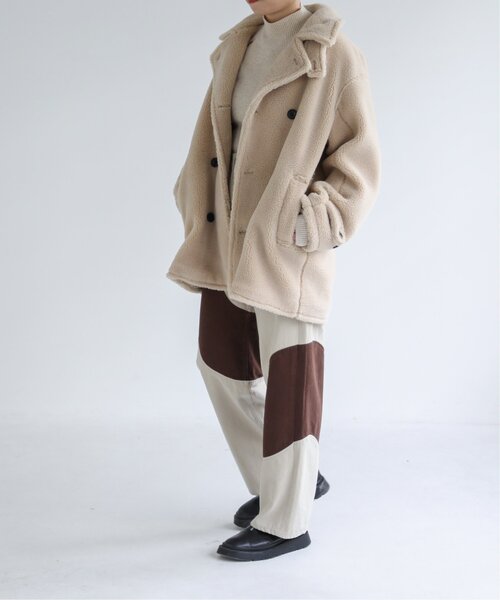 RAY CASSIN(レイカズン)の「Boa Pcoat(ピーコート・レディース・キナリ・FREE)」の10枚目の写真