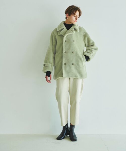 RAY CASSIN(レイカズン)の「Boa Pcoat(ピーコート・レディース・キナリ・FREE)」の15枚目の写真