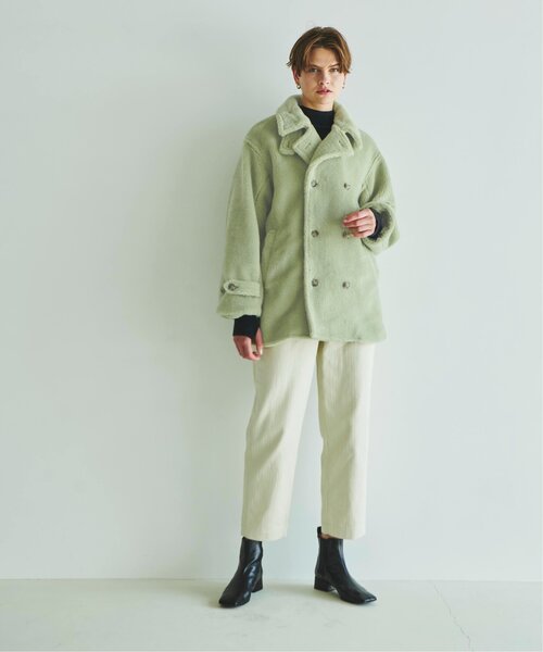 RAY CASSIN(レイカズン)の「Boa Pcoat(ピーコート・レディース・キナリ・FREE)」の16枚目の写真