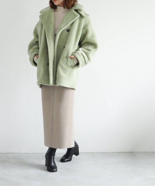 RAY CASSIN(レイカズン)の「Boa Pcoat(ピーコート・レディース・キナリ・FREE)」の22枚目の写真