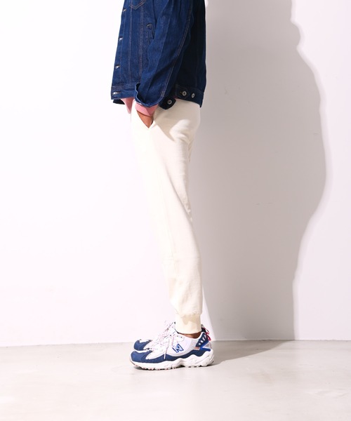 Blue Standard (ブルースタンダード)の「【BLUE STANDARD/ブルースタンダード】コットン100% 裏毛スウェットパンツ(スウェットパンツ・メンズ・ブラック/ネイビー/アイボリー/杢グレー・SMALL/MEDIUM/LARGE/X-LARGE/XX-LARGE)」の16枚目の写真