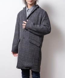 おしゃれスタ（オシャレスタ）の「メルトンチェスターコート(IR) レディース メンズ（チェスターコート）」