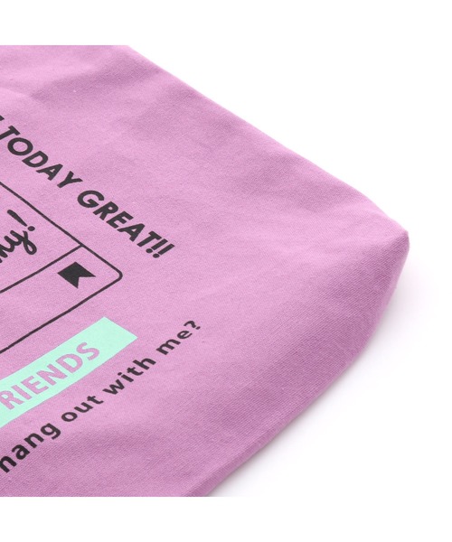 JENNI love（ジェニィラブ）の「デイリートートバッグ（トートバッグ・キッズ・ブラック/ベージュ/ミント/ラベンダー・F）」の8枚目の写真