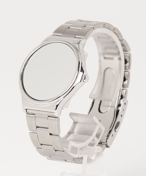 DRESSEDUNDRESSED（ドレスドアンドレスド）の「Oyster Link Bracelet Mirror Watch（ブレスレット・メンズ・シルバー・FREE）」の4枚目の写真