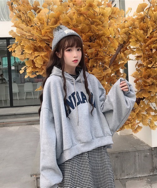 sevens（セブンズ）の「【sevens】ショート丈カレッジロゴパーカー（パーカー・レディース・ホワイト/ブラック/グレー・X-LARGE）」の21枚目の写真