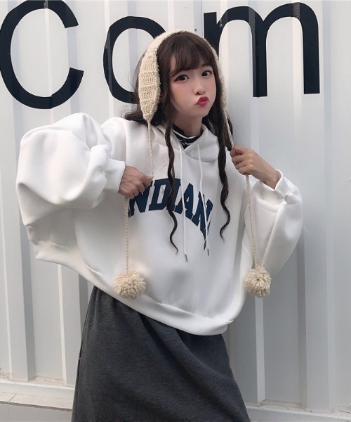 sevens（セブンズ）の「【sevens】ショート丈カレッジロゴパーカー（パーカー・レディース・ホワイト/ブラック/グレー・X-LARGE）」の10枚目の写真