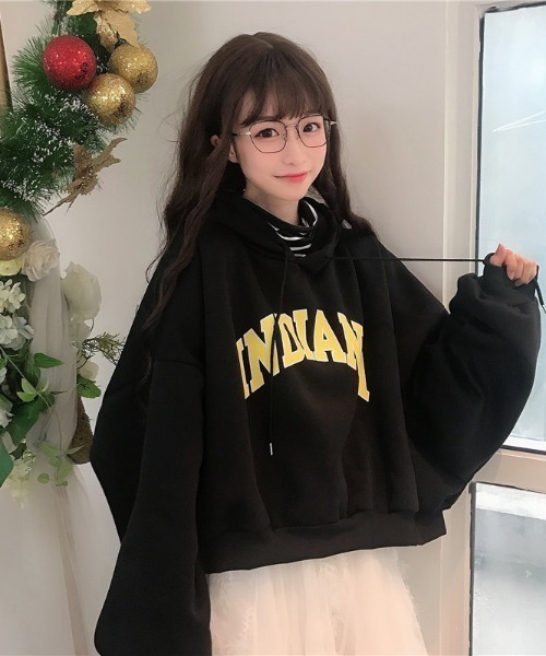 sevens（セブンズ）の「【sevens】ショート丈カレッジロゴパーカー（パーカー・レディース・ホワイト/ブラック/グレー・X-LARGE）」の16枚目の写真