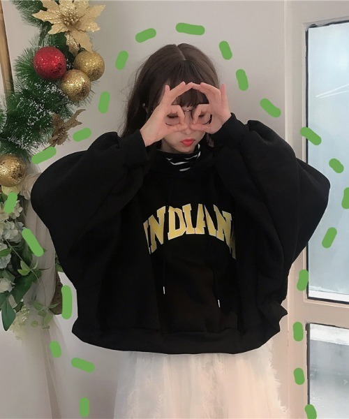 sevens（セブンズ）の「【sevens】ショート丈カレッジロゴパーカー（パーカー・レディース・ホワイト/ブラック/グレー・X-LARGE）」の18枚目の写真