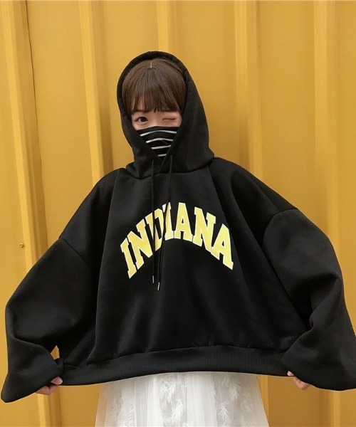 sevens（セブンズ）の「【sevens】ショート丈カレッジロゴパーカー（パーカー・レディース・ホワイト/ブラック/グレー・X-LARGE）」の14枚目の写真