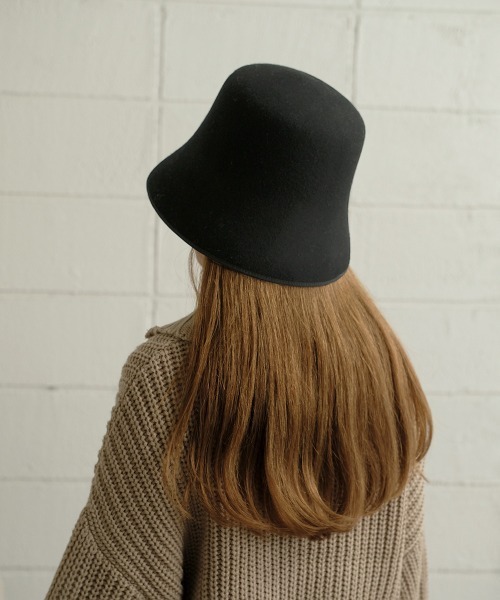 Bab（バブ）の「ウールフェルトバケットハット（ハット・レディース・ブラウン/ライトグレー/ブラック・ONESIZE）」の16枚目の写真