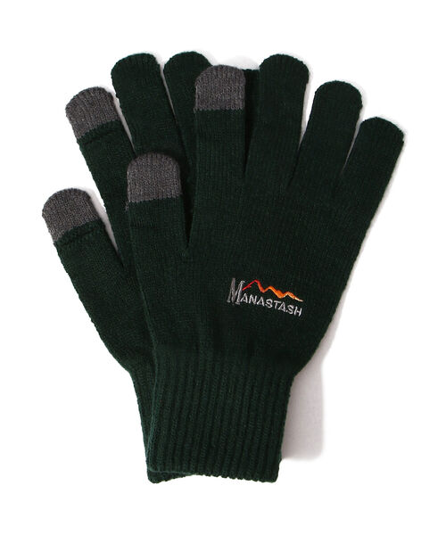 MANASTASH(マナスタッシュ)の「MANASTASH/マナスタッシュ SP GLOVE グローブ 手袋(手袋・メンズ・ブラック/ダークグリーン/グレー・FREE)」の3枚目の写真