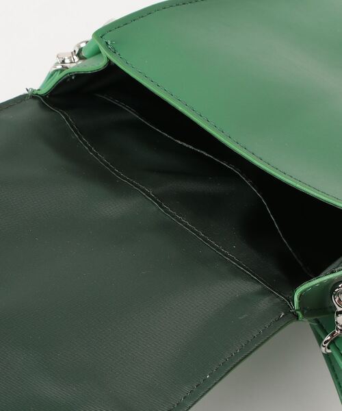 WEGO（ウィゴー）の「WEGO/フェイクレザーフラップショルダー（ショルダーバッグ・メンズ・ブラック/グリーン/その他1・FREE）」の6枚目の写真