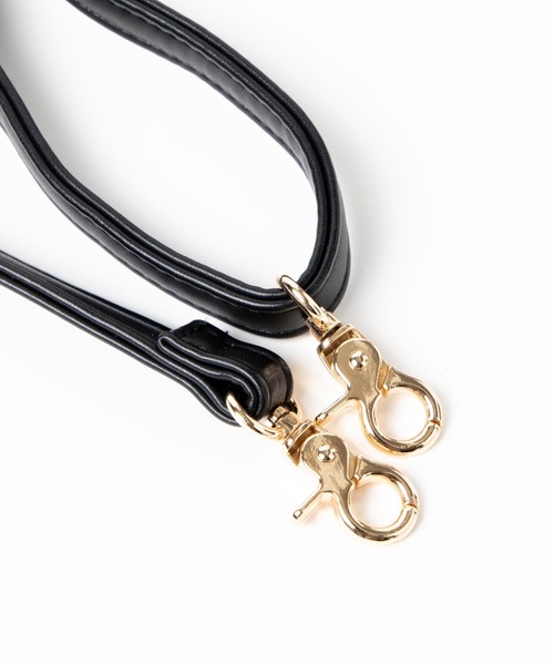 WEGO（ウィゴー）の「WEGO/フェイクレザーフラップショルダー（ショルダーバッグ・メンズ・ブラック/グリーン/その他1・FREE）」の14枚目の写真