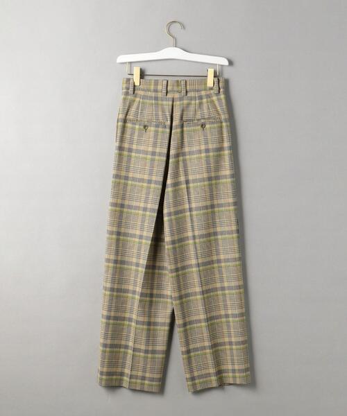 BEAUTY&YOUTH UNITED ARROWS（ビューティーアンドユースユナイテッドアローズ）の「BY チェックワイド テーパードパンツ（その他パンツ・レディース・ベージュ/グレー・S/M）」の17枚目の写真