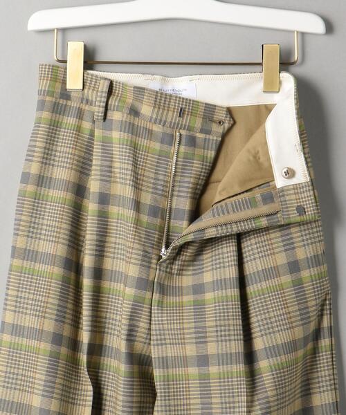 BEAUTY&YOUTH UNITED ARROWS（ビューティーアンドユースユナイテッドアローズ）の「BY チェックワイド テーパードパンツ（その他パンツ・レディース・ベージュ/グレー・S/M）」の18枚目の写真