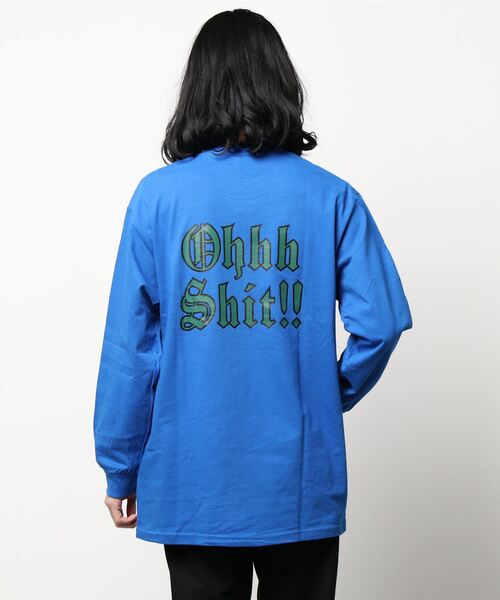 INTERBREED（インターブリード）の「【INTERBREED/インターブリード】Get Bill LS Tee（Tシャツ/カットソー・メンズ・ブルー/グリーン/ライトグレー・LARGE）」の7枚目の写真