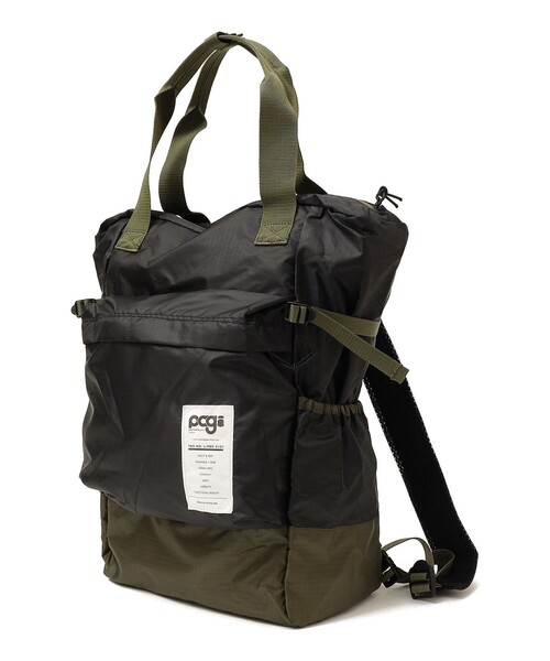 SHIPS（シップス）の「*〈パッカブル〉PAG 3WAYデイトリップ◇（バックパック/リュック・レディース・ブラック/オリーブ/オレンジ/ネイビー/チャコールグレー/ブラック系・ONE SIZE）」の9枚目の写真