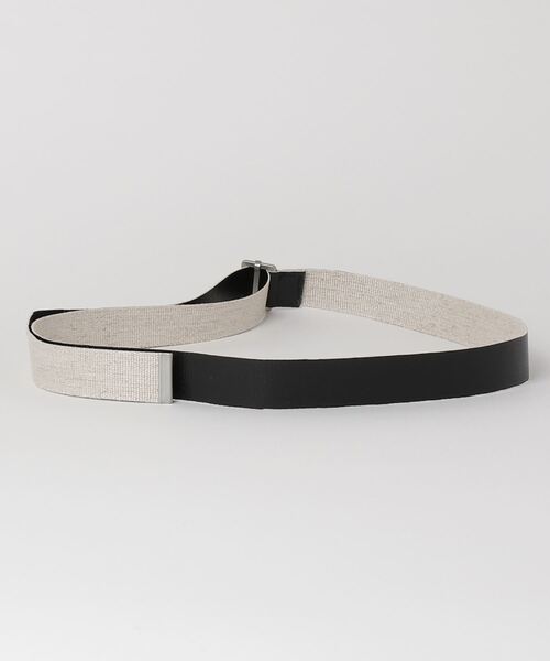 ATTACHMENT（アタッチメント）の「RY/LI コーティングテープベルト / RY/LI COATING  TAPE BELT（ベルト・メンズ・ホワイト/ブラック・FREE）」の3枚目の写真