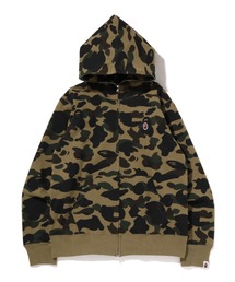 1ST CAMO ONE POINT FULL ZIP HOODIE M