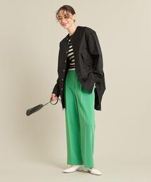 【WEB限定】by ※フィッシュテール ノーカラーコート -撥水加工- ∴