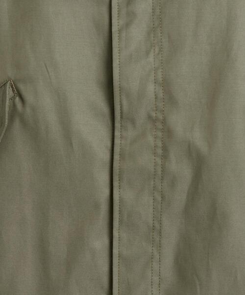 BEAUTY&YOUTH UNITED ARROWS（ビューティーアンドユースユナイテッドアローズ）の「【WEB限定】by ※フィッシュテール ノーカラーコート -撥水加工- ∴（ミリタリージャケット・レディース・ブラック/オリーブ/ベージュ・FREE）」の7枚目の写真