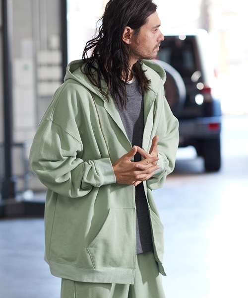 mpa2801-裏毛前開きパーカー