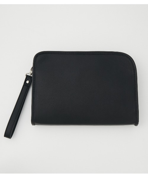 AZUL by moussy(アズールバイマウジー)の「AZUL EMBOSS CLUTCH BAG/AZULエンボスクラッチバッグ(クラッチバッグ・メンズ・ブラック・FREE)」の4枚目の写真