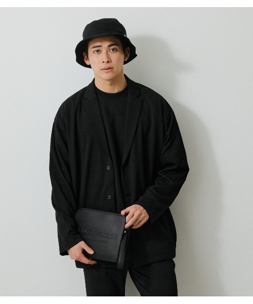 AZUL by moussy(アズールバイマウジー)の「AZUL EMBOSS CLUTCH BAG/AZULエンボスクラッチバッグ(クラッチバッグ・メンズ・ブラック・FREE)」の7枚目の写真