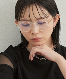 細フレームメガネ