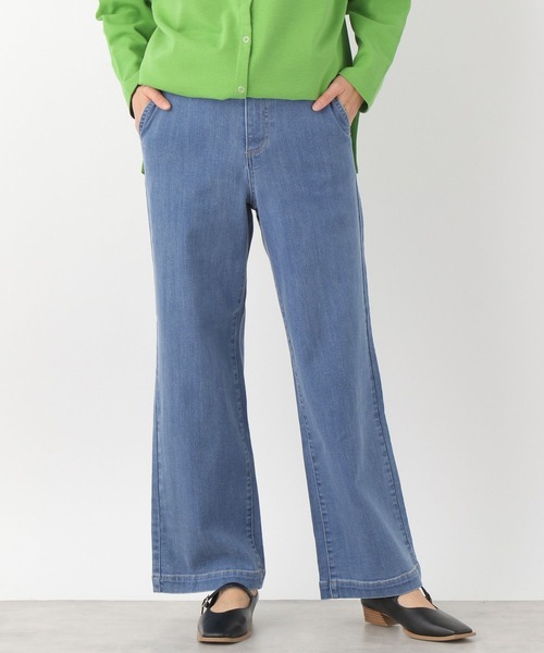 LEPSIM（レプシィム）の「セミハイライズパンツ　256069（デニムパンツ・レディース・ベージュ/オフホワイト/ブルー・SMALL/MEDIUM/LARGE）」の3枚目の写真