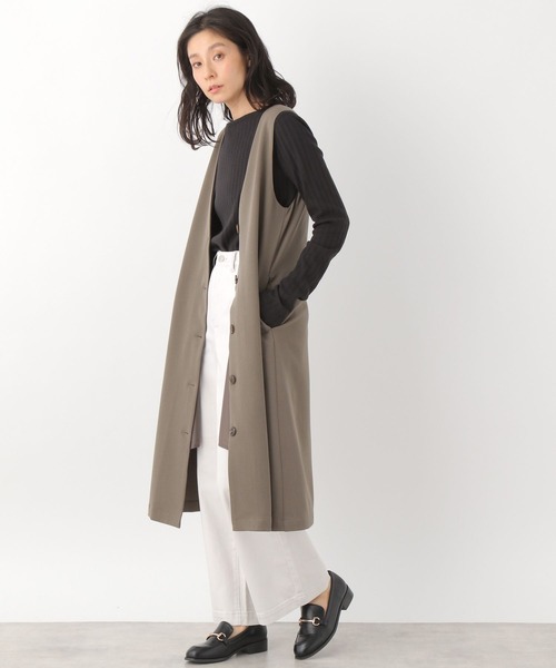 LEPSIM（レプシィム）の「セミハイライズパンツ　256069（デニムパンツ・レディース・ベージュ/オフホワイト/ブルー・SMALL/MEDIUM/LARGE）」の17枚目の写真