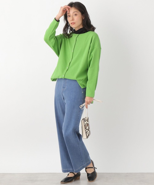 LEPSIM（レプシィム）の「セミハイライズパンツ　256069（デニムパンツ・レディース・ベージュ/オフホワイト/ブルー・SMALL/MEDIUM/LARGE）」の8枚目の写真