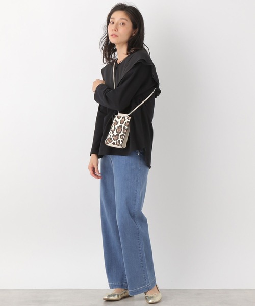 LEPSIM（レプシィム）の「セミハイライズパンツ　256069（デニムパンツ・レディース・ベージュ/オフホワイト/ブルー・SMALL/MEDIUM/LARGE）」の4枚目の写真