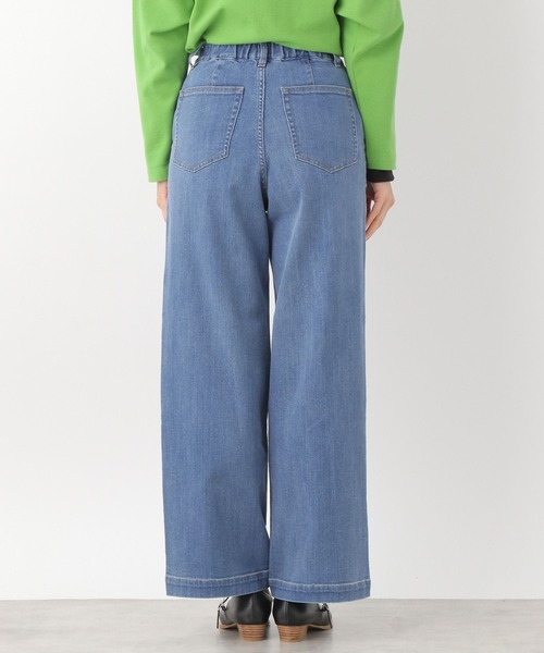 LEPSIM（レプシィム）の「セミハイライズパンツ　256069（デニムパンツ・レディース・ベージュ/オフホワイト/ブルー・SMALL/MEDIUM/LARGE）」の6枚目の写真