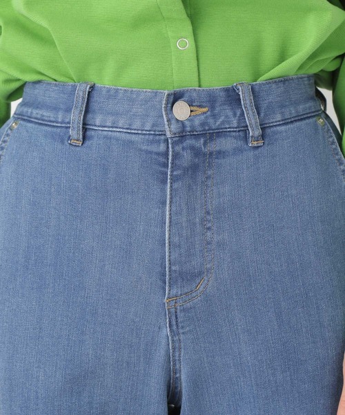 LEPSIM（レプシィム）の「セミハイライズパンツ　256069（デニムパンツ・レディース・ベージュ/オフホワイト/ブルー・SMALL/MEDIUM/LARGE）」の14枚目の写真