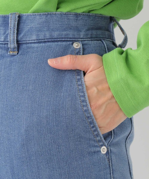 LEPSIM（レプシィム）の「セミハイライズパンツ　256069（デニムパンツ・レディース・ベージュ/オフホワイト/ブルー・SMALL/MEDIUM/LARGE）」の18枚目の写真