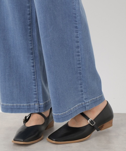 LEPSIM（レプシィム）の「セミハイライズパンツ　256069（デニムパンツ・レディース・ベージュ/オフホワイト/ブルー・SMALL/MEDIUM/LARGE）」の13枚目の写真