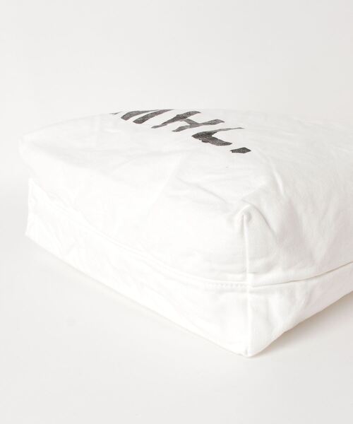 MHL.（エムエイチエル）の「HEAVY COTTON CANVAS（トートバッグ・レディース・ホワイト・FREE）」の8枚目の写真