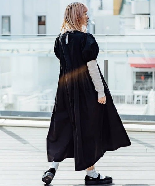 Carolina glaser × Aya コラボ ベスト付 ワンピース CAROLINA GLASER（カロリナ グレイサー）【7/3新規値下げ