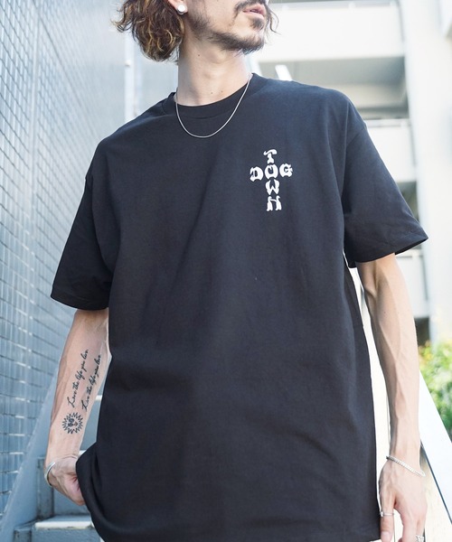 DOGTOWN（ドッグタウン）の「Blast S/S T-SHIRTS/DOGTOWN(ドッグタウン)半袖バックプリントTシャツ（Tシャツ/カットソー・メンズ・チャコールグレー/ブラック・MEDIUM/LARGE/X-LARGE）」の9枚目の写真