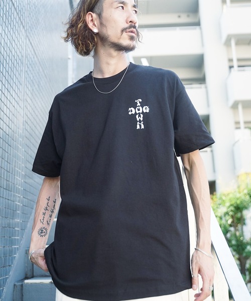 DOGTOWN（ドッグタウン）の「Blast S/S T-SHIRTS/DOGTOWN(ドッグタウン)半袖バックプリントTシャツ（Tシャツ/カットソー・メンズ・チャコールグレー/ブラック・MEDIUM/LARGE/X-LARGE）」の16枚目の写真