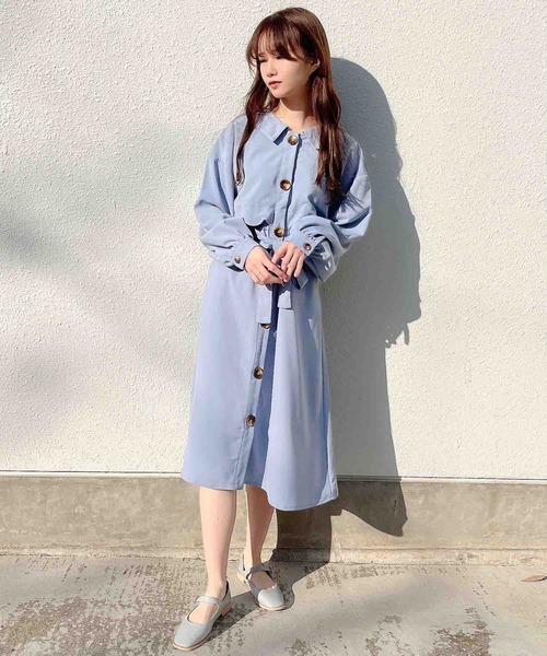 スカラップコートワンピース ワンピース Paravion パラビオン のファッション通販 Zozotown