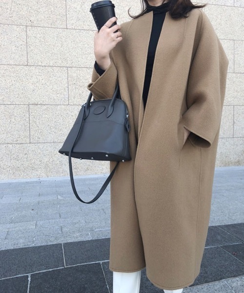 セール ブランド古着 ノーカラーコート ノーカラーコート Sakishimatokyo サキシマトーキョー のファッション通販 Zozoused