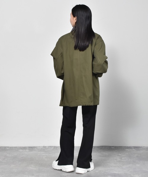 Starting Over(スターティングオーバー)の「ダッククレリック ワークカバーオール(カバーオール・メンズ・ブラック/ベージュ/キナリ/カーキ・M/L/XL)」の20枚目の写真