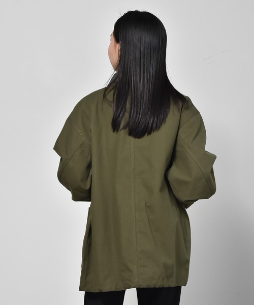 Starting Over(スターティングオーバー)の「ダッククレリック ワークカバーオール(カバーオール・メンズ・ブラック/ベージュ/キナリ/カーキ・M/L/XL)」の22枚目の写真